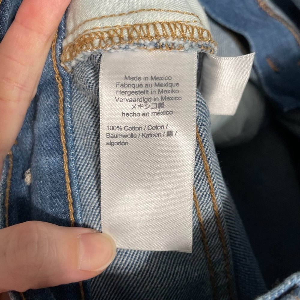 MADEWELL Ladies "The Perfect" Jean Denim Cut-off Casual Short, 24/XS - Picture 6 of 6